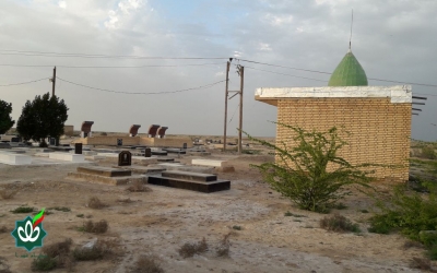گلزار شهدای روستای گرگر - مقبره سید عبود